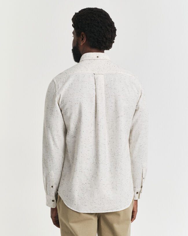 Chemise coupe regular en flanelle mouchetée