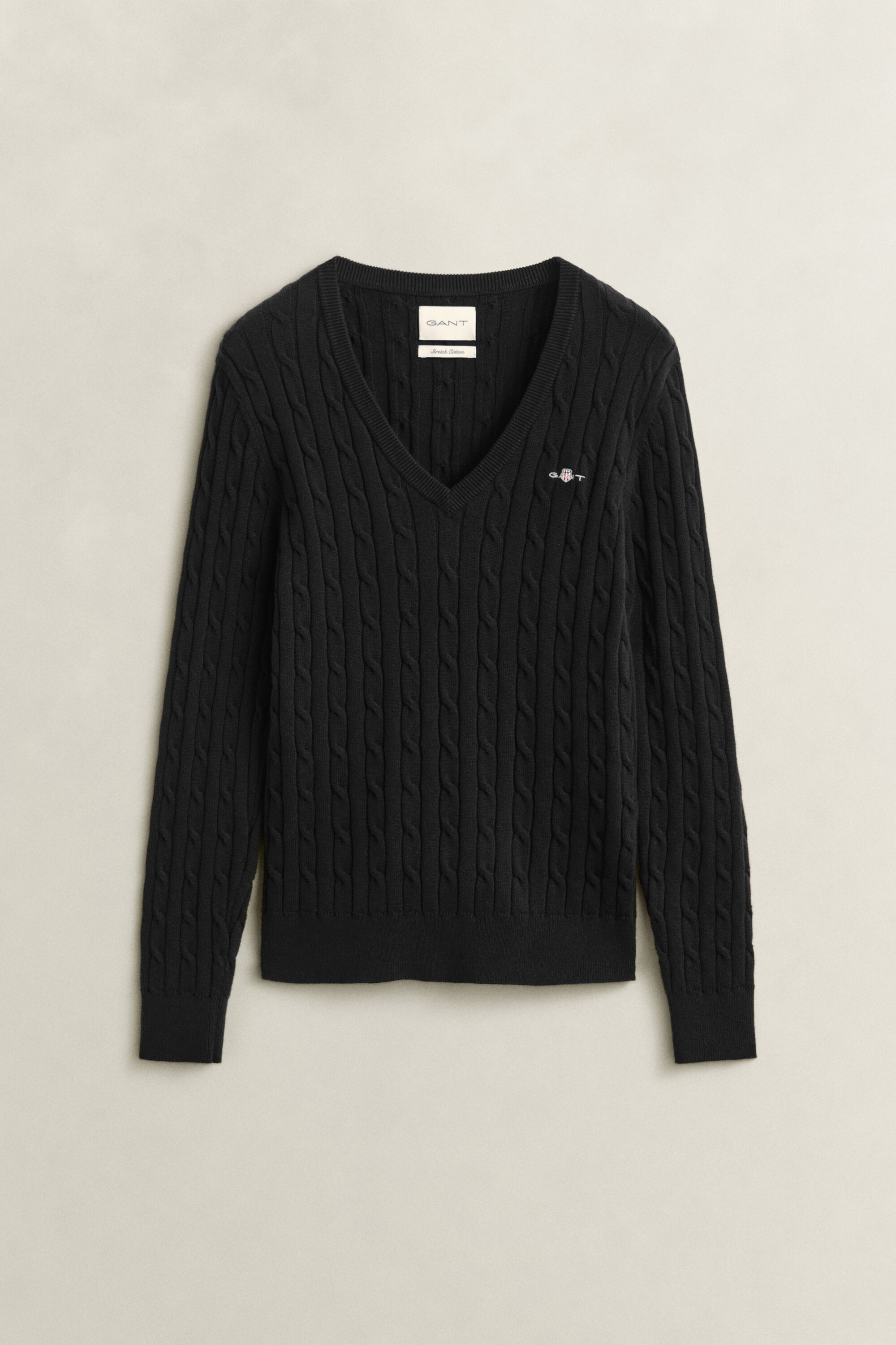 Pull en maille torsadée classique
