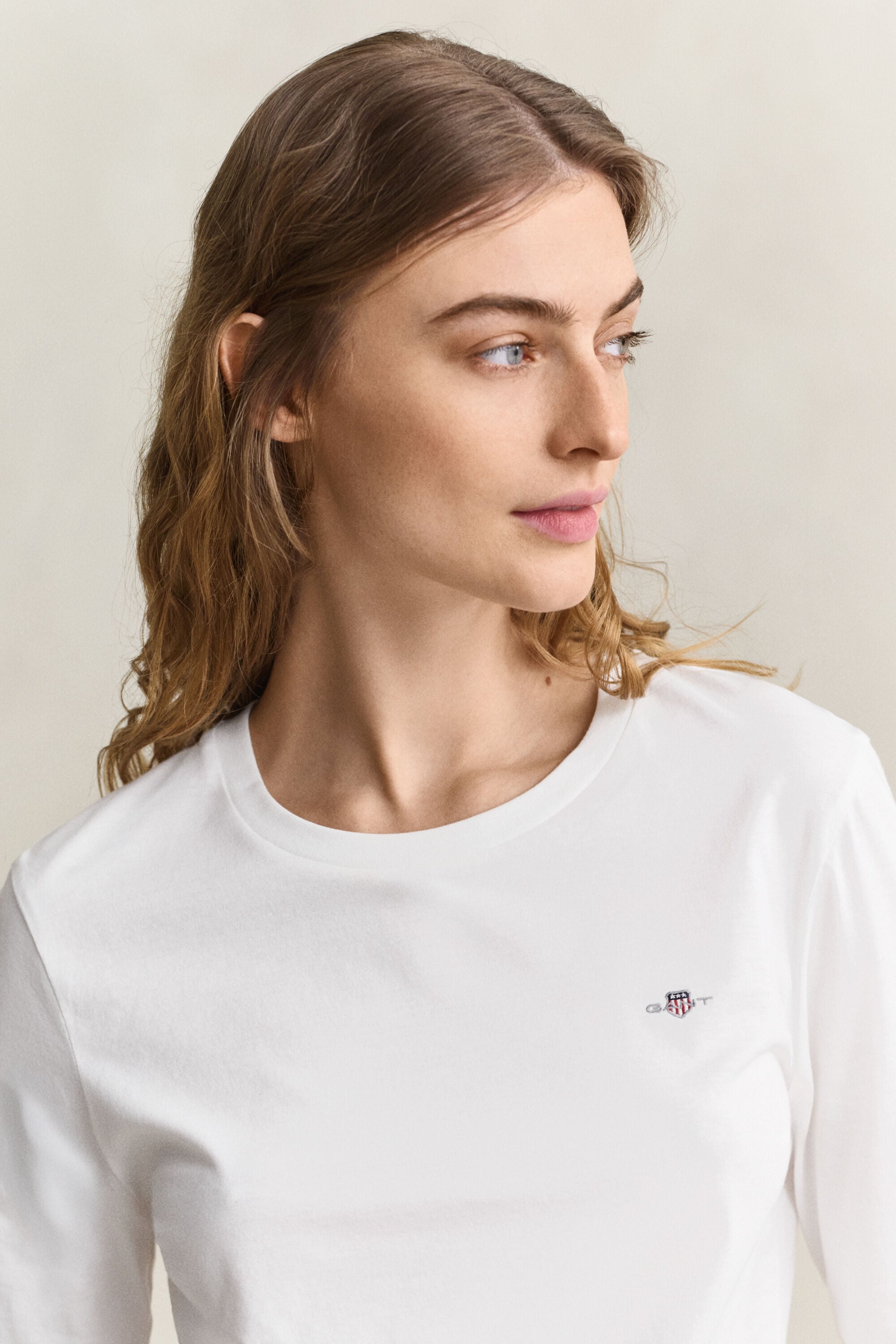 T-shirt à manches longues avec écusson