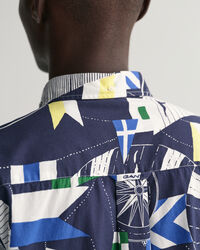 Chemise relaxed fit Sailing Print