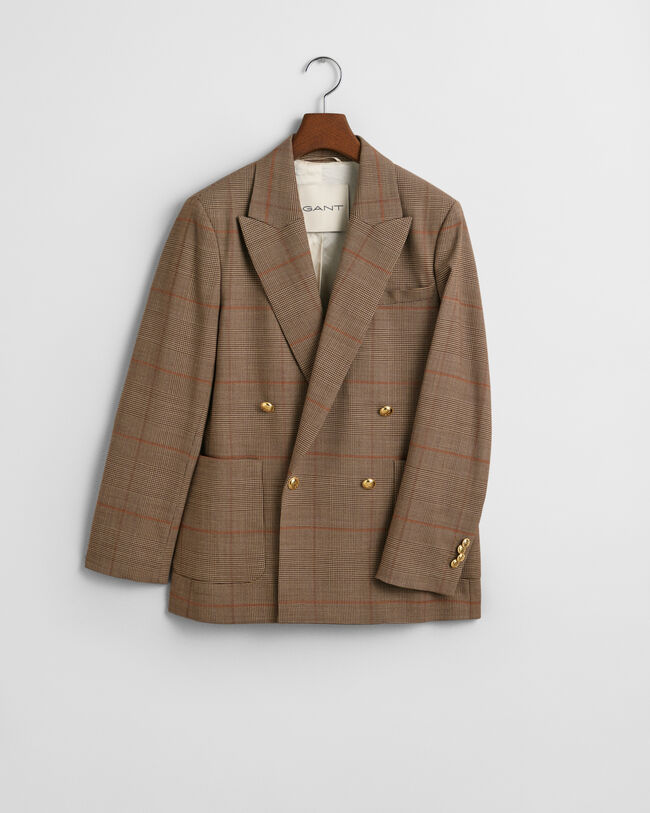 Veste regular fit Club Blazer à carreaux