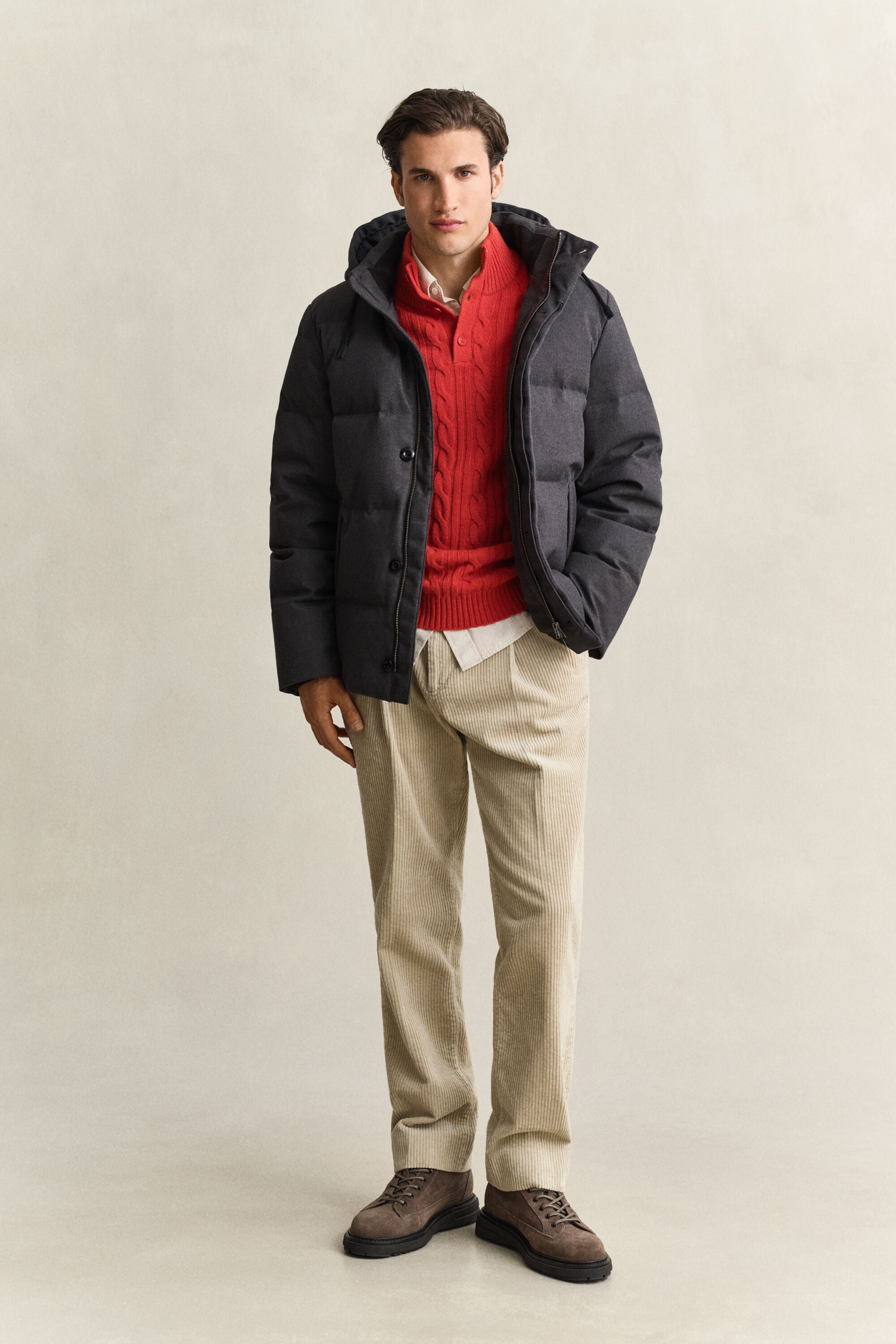 Veste matelassée en flanelle