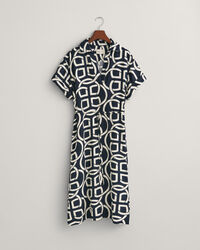 Caftan à manches courtes avec imprimé Monogram