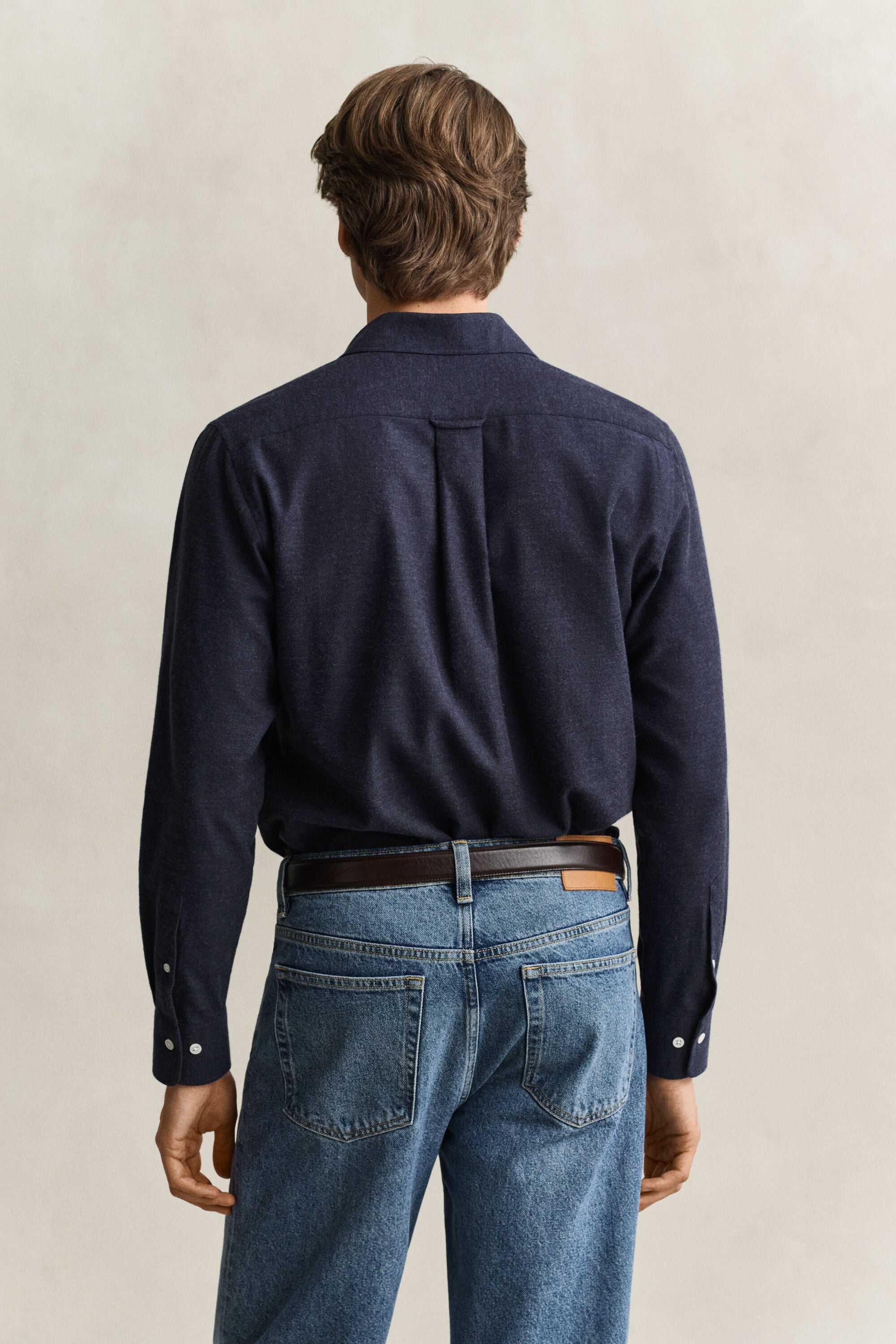 Chemise en flanelle chinée