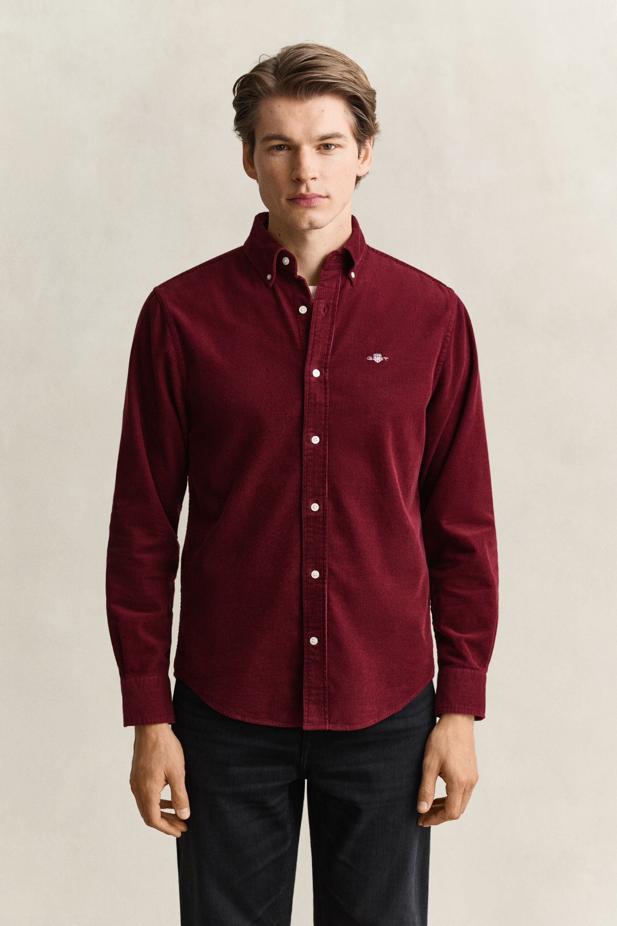 Chemise en velours côtelé