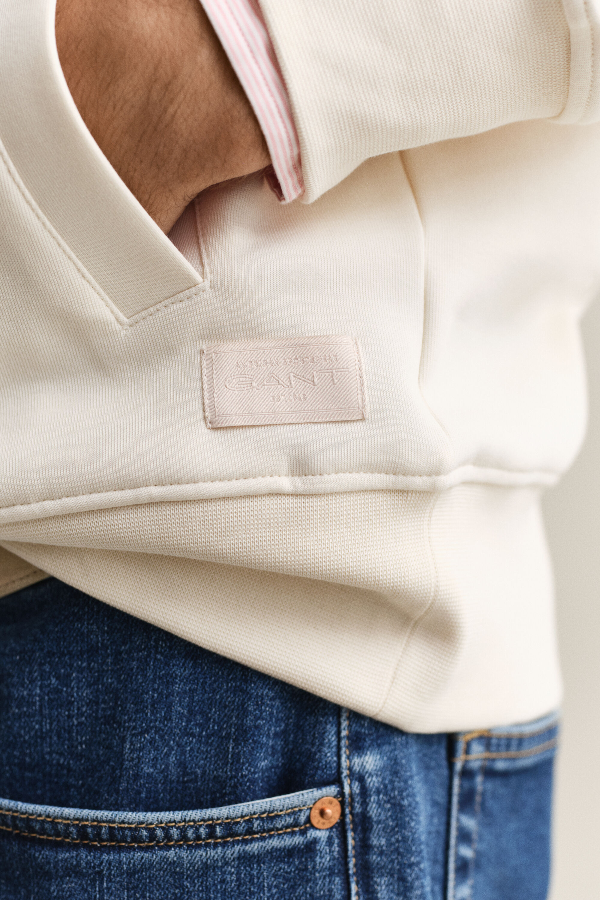 Sweat à capuche à tissage interlock