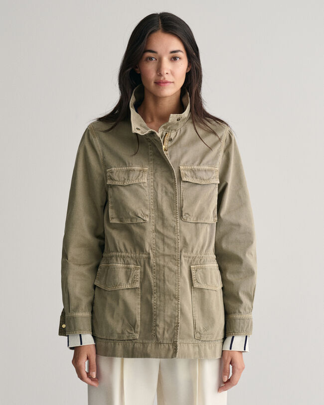 Veste style militaire teinte en pièce