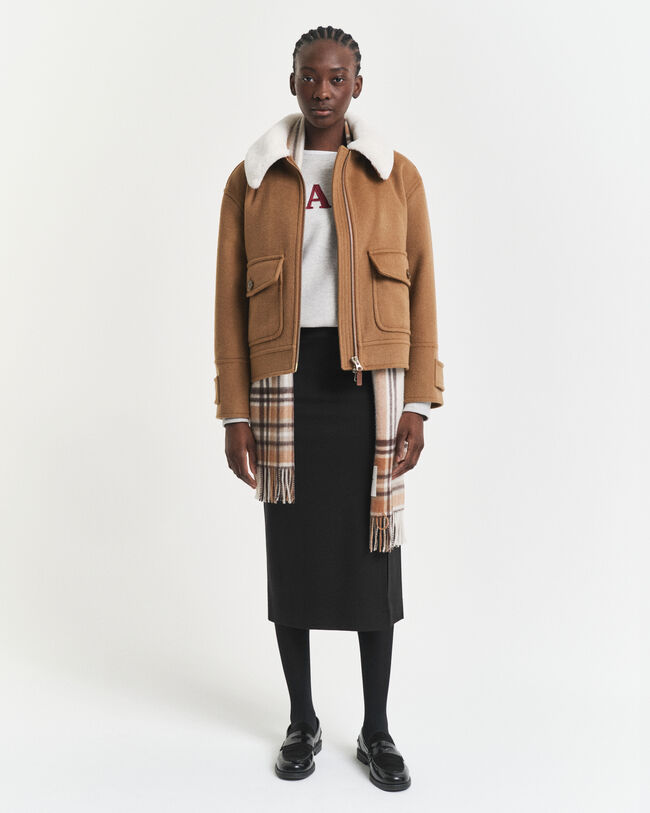 Jupe crayon en jersey