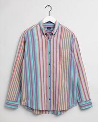 Chemise d&eacute;contract&eacute;e &agrave; rayures Windblown Oxford