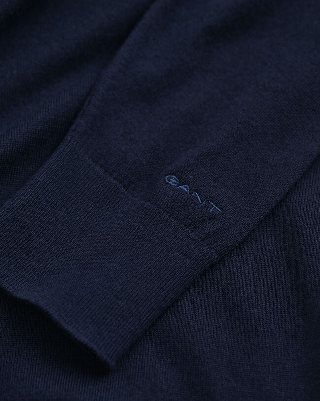 Pull col rond en maille fine