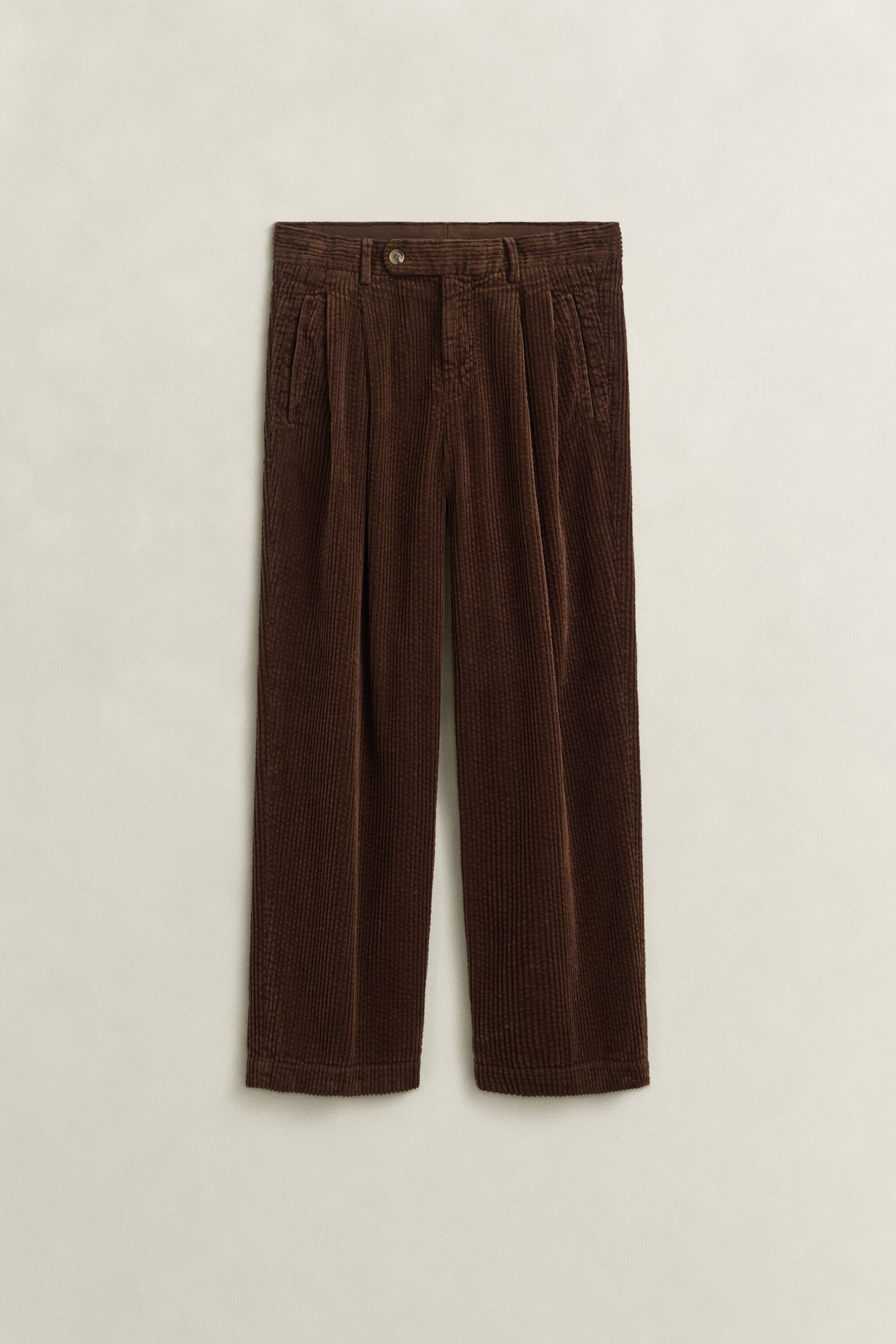 Pantalon chino en velours côtelé