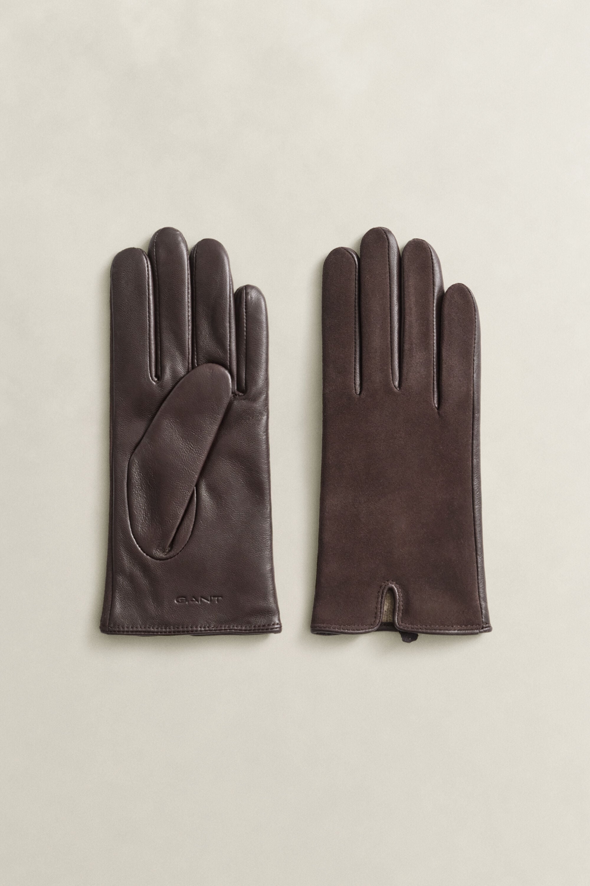 Gants en cuir et daim