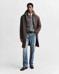 Cardigan zippé en coton décontracté