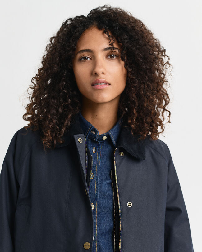 Veste en coton ciré Double Decker