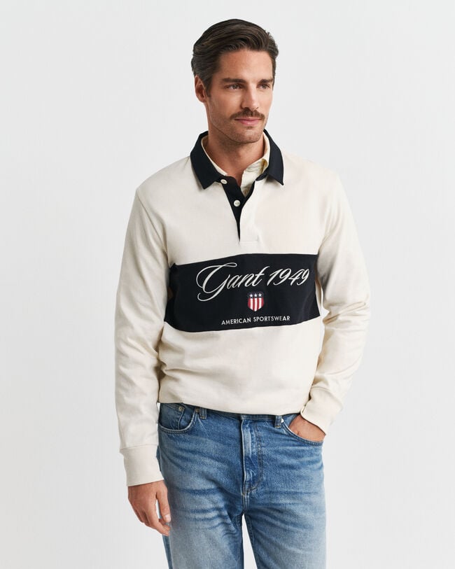 Heavy Rugger à rayures en colour-block