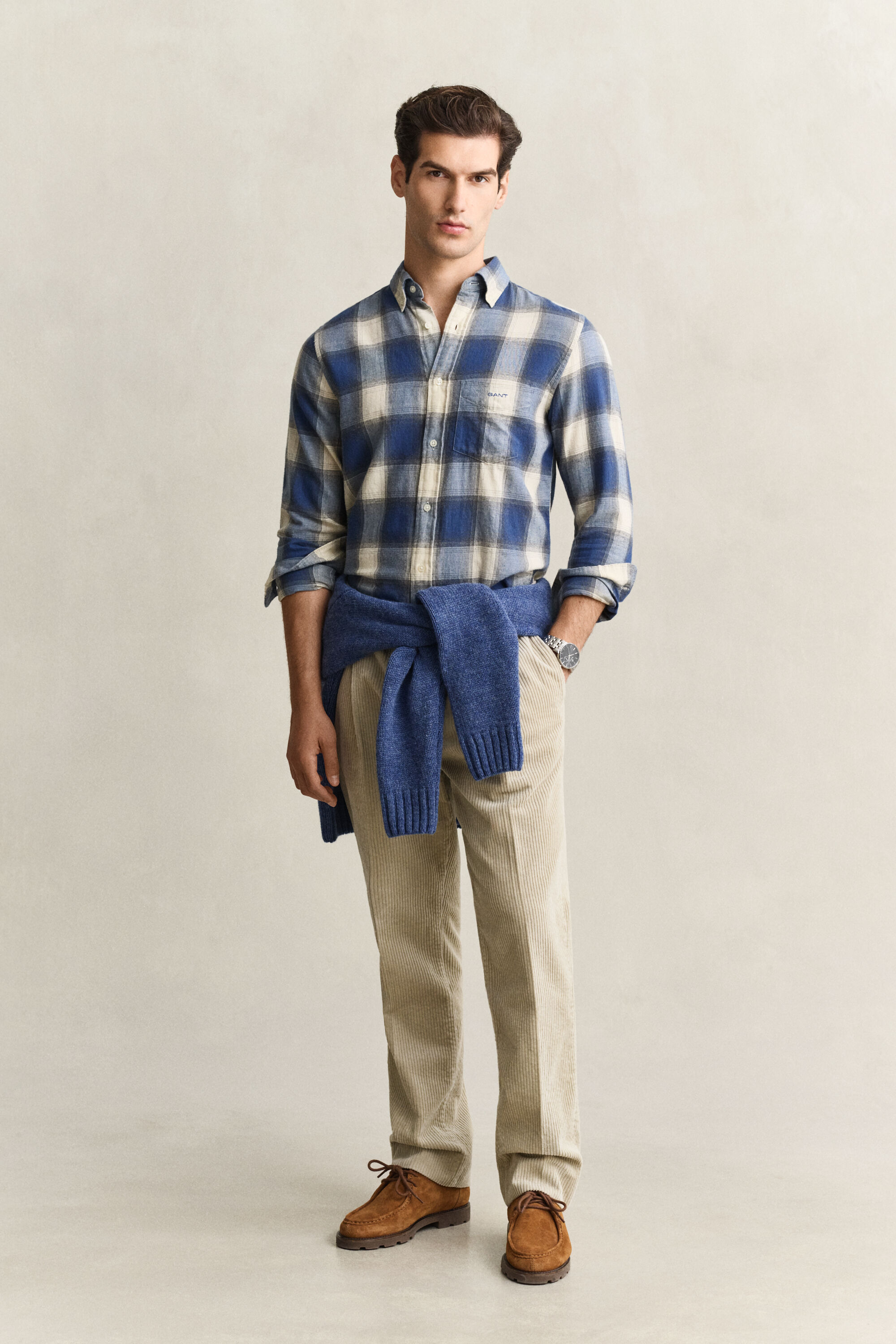 Chemise en flanelle à carreaux Windblown