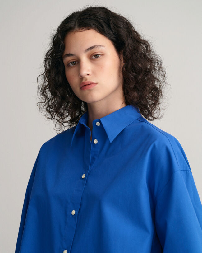 Chemise ultra-ample &agrave; poignets larges