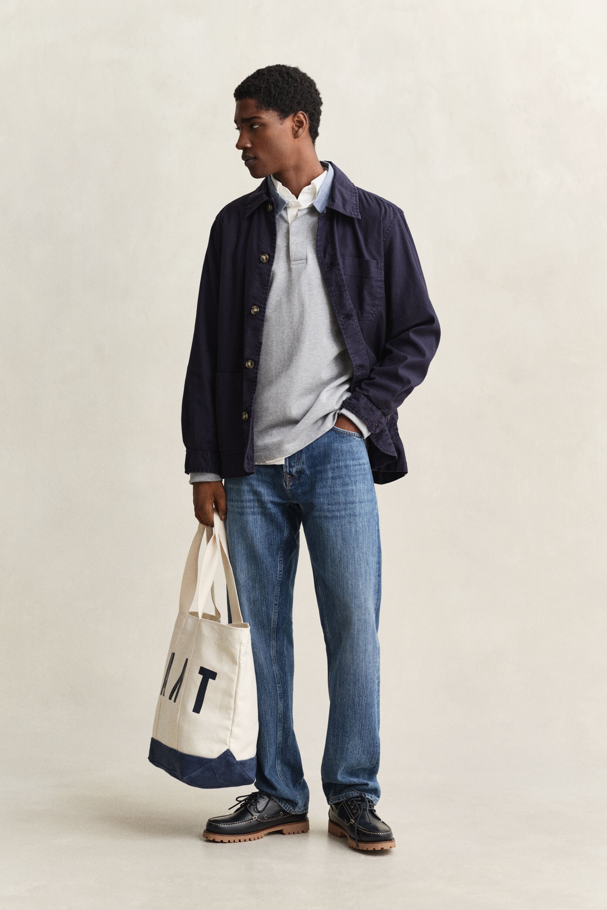 Heavy Rugger avec col en chambray