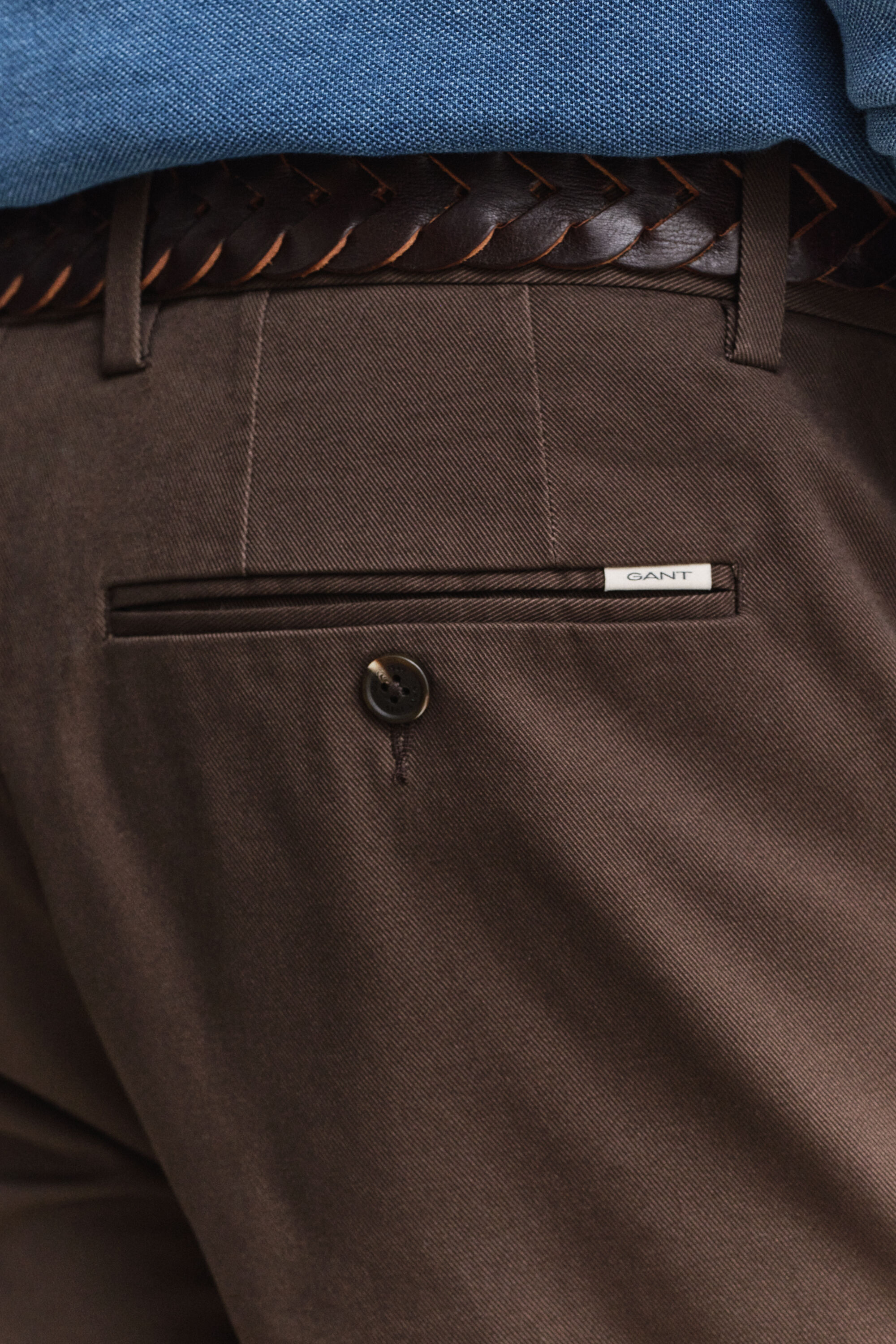 Pantalon chino élégant coupe regular