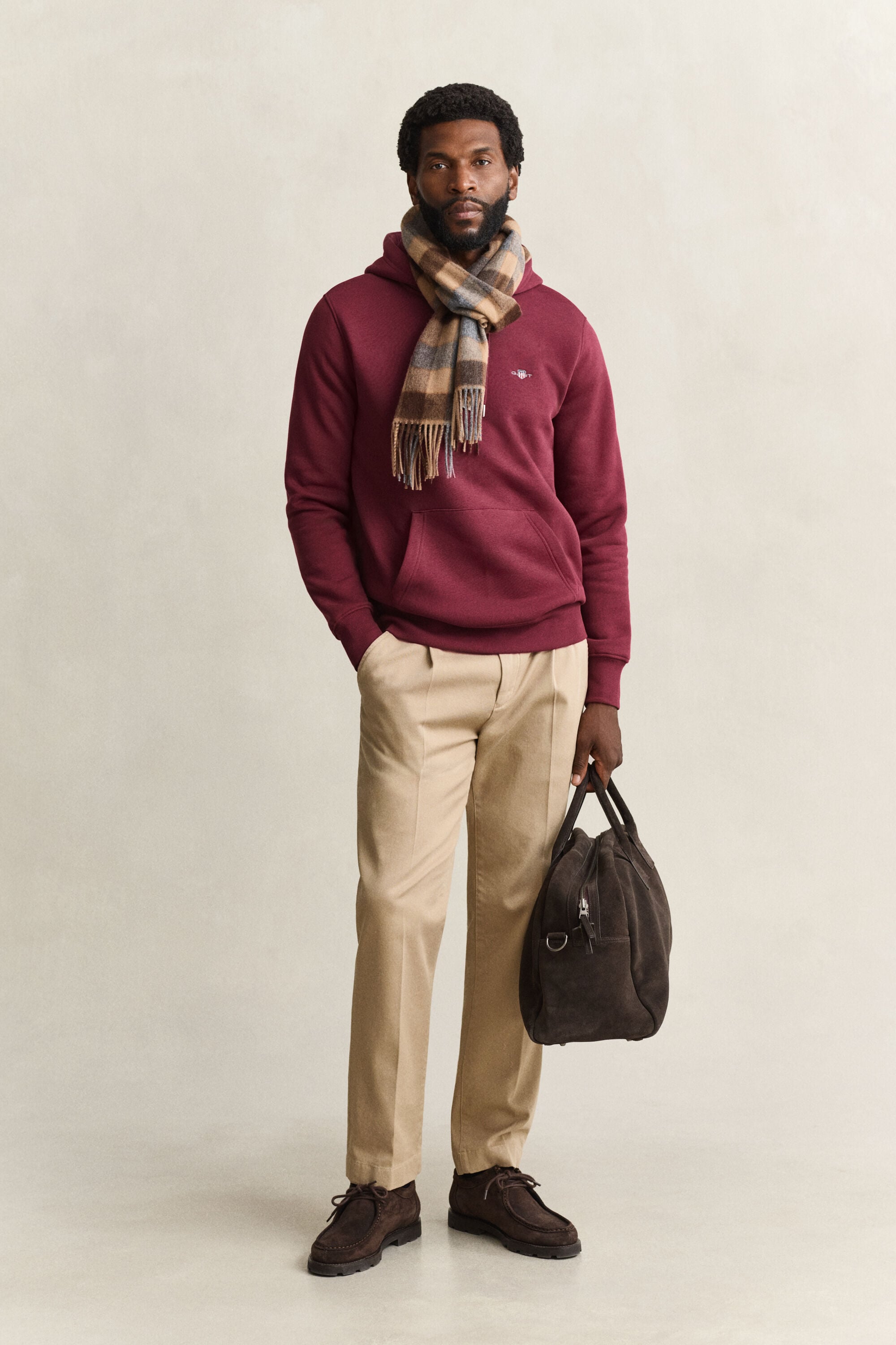 Sweat à capuche avec écusson