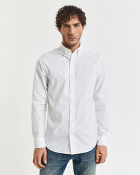 Chemise coupe regular en coton Oxford Pinpoint