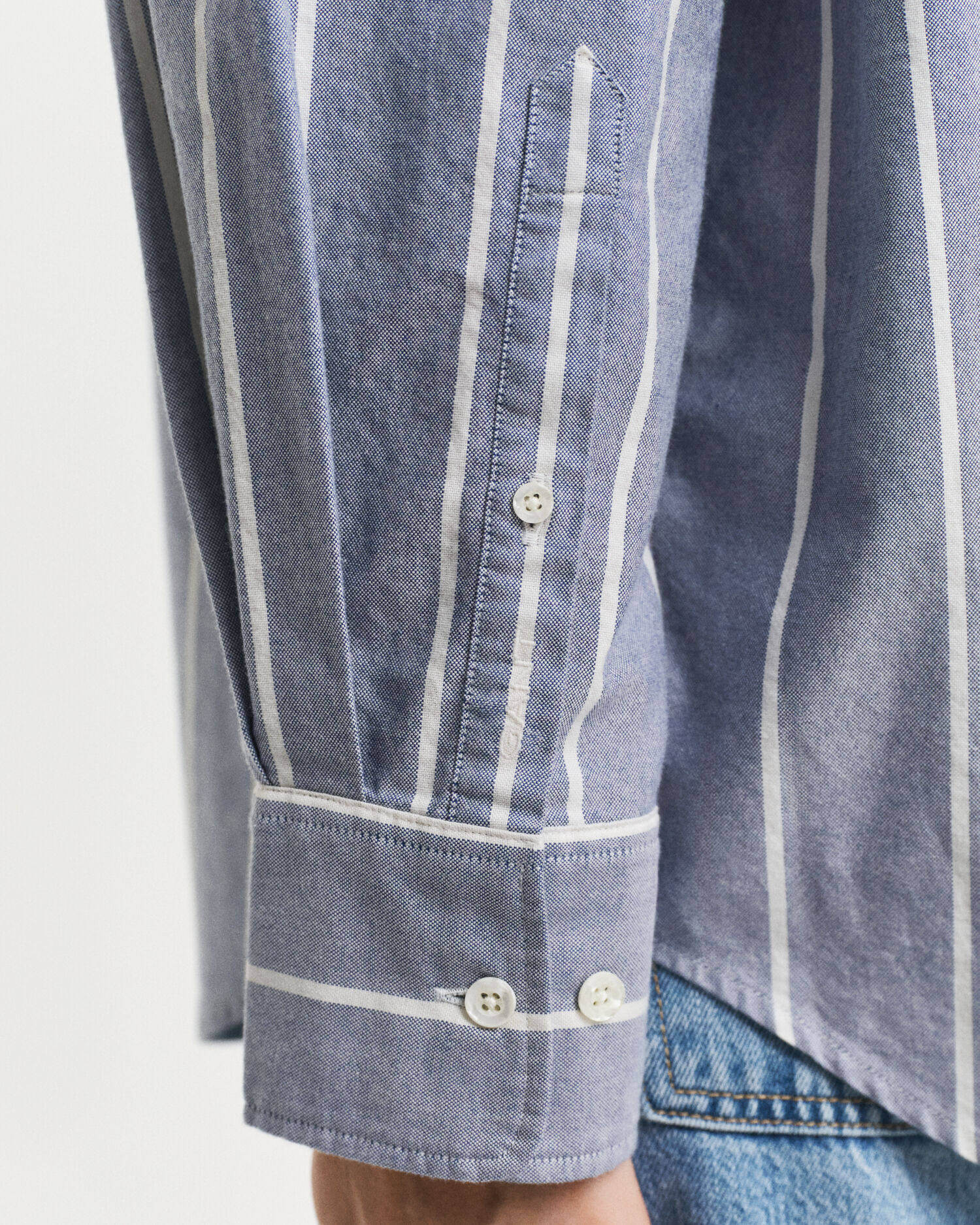 Chemise ultra-ample classique en coton Oxford