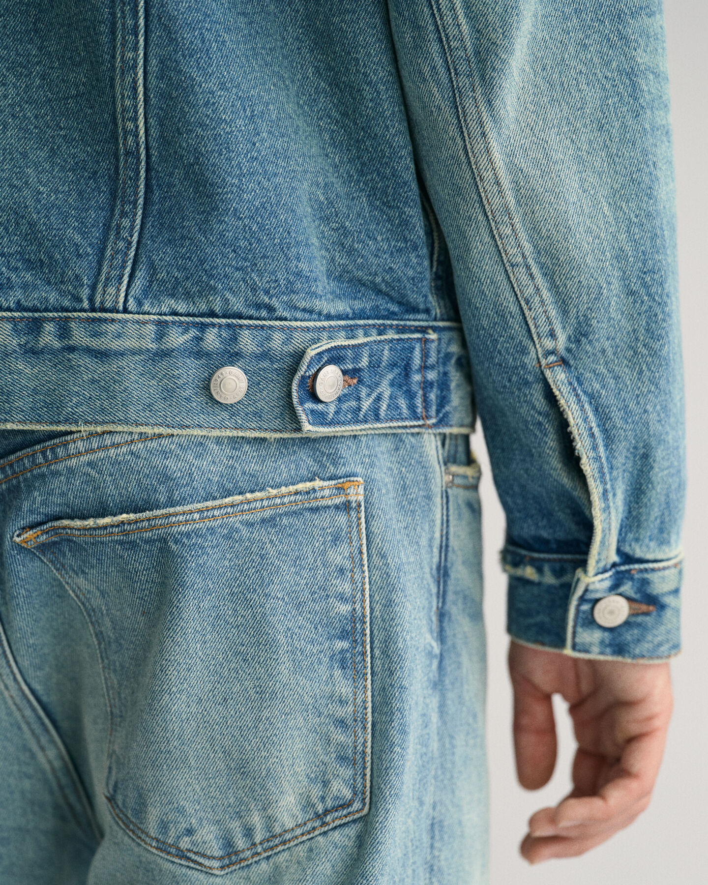 Veste trucker en denim