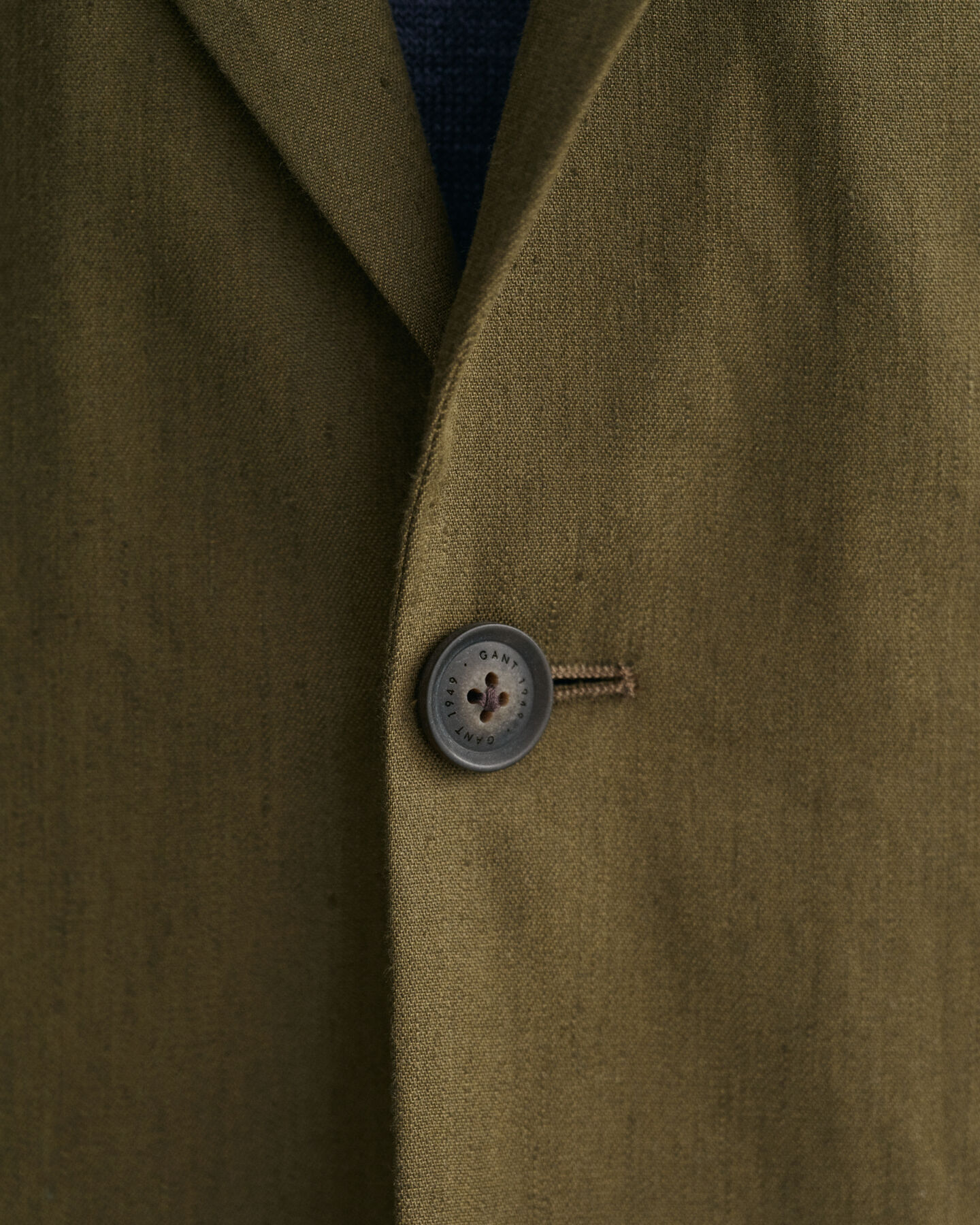 Veste blazer de costume en coton et lin