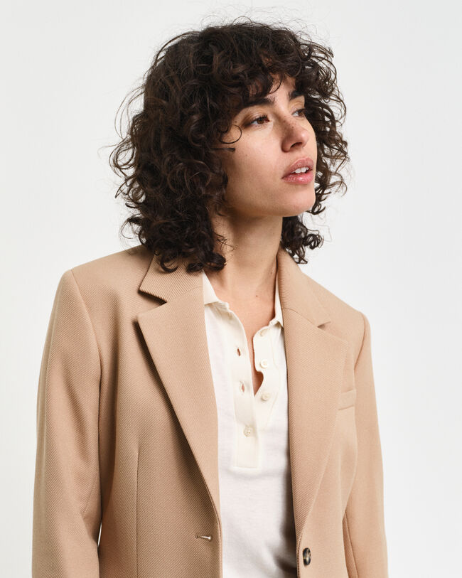 Veste blazer en sergé