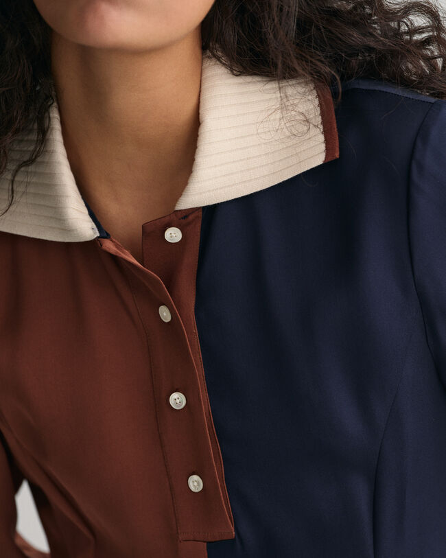 Robe Rugger en colour-block à manches courtes