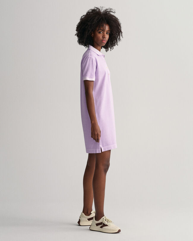 Robe-polo en coton piqu&eacute; Sunfaded