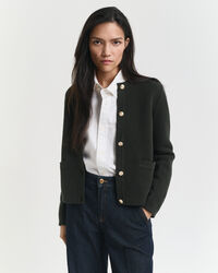 Cardigan en maille contrastante