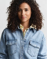 Chemise coupe décontractée en denim