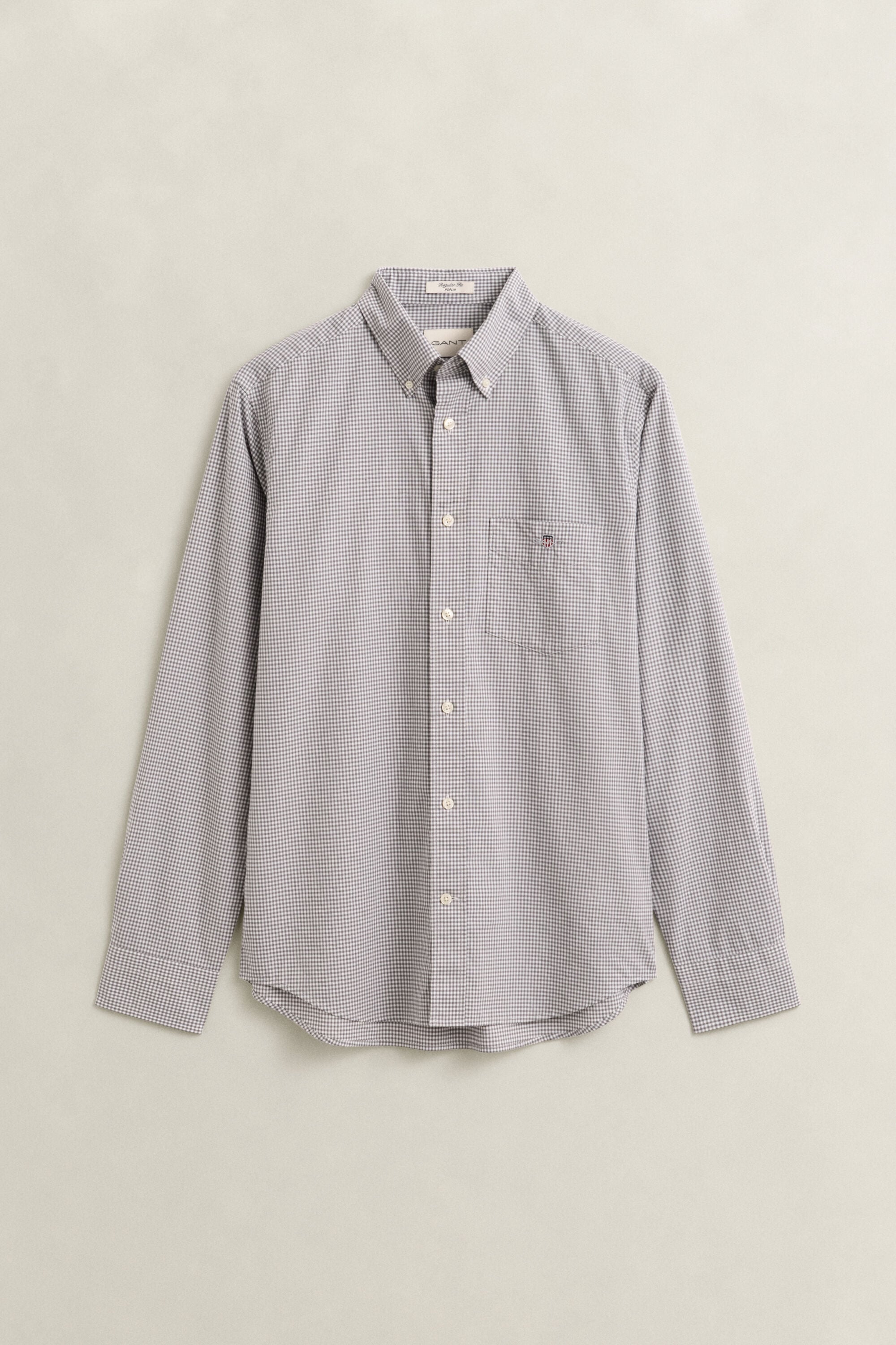 Chemise vichy en popeline classique