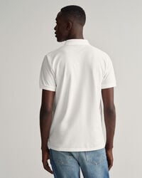 Polo en coton piqu&eacute; Archive Shield