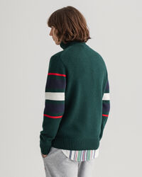 Pull col roulé Banner Shield