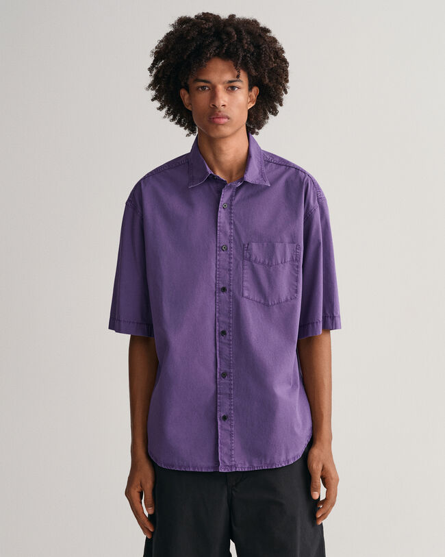 Chemise &agrave; manches courtes oversize Sunfaded