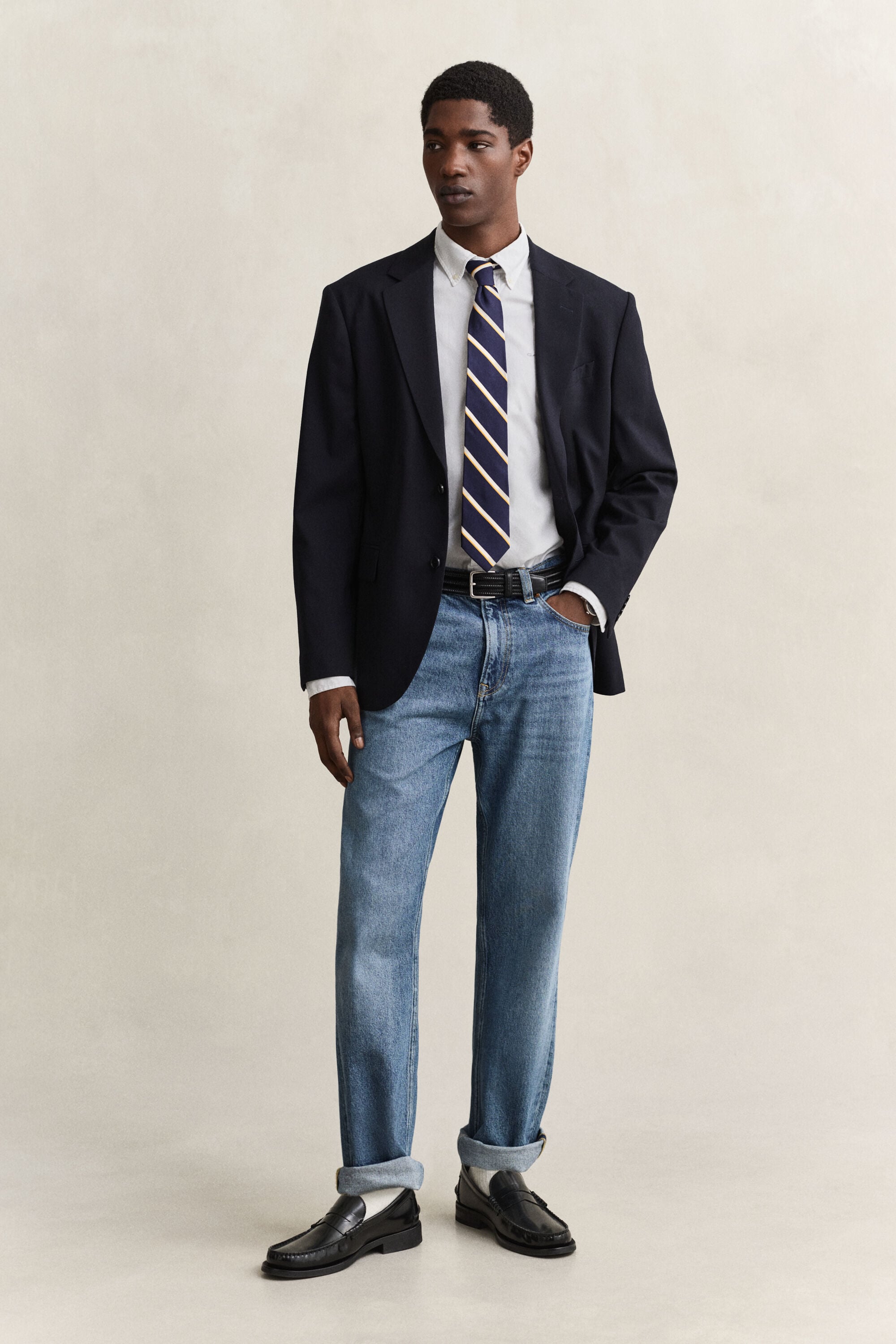 Chemise coupe regular en coton Oxford Pinpoint
