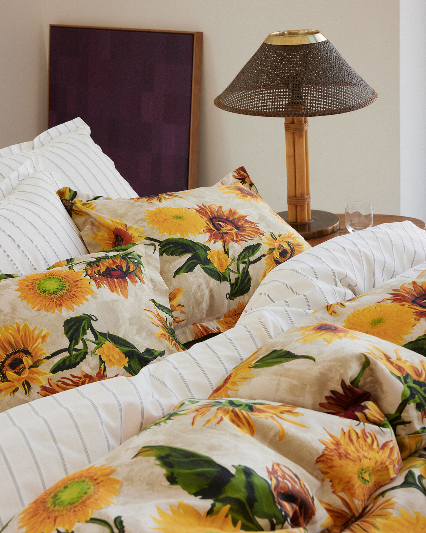 Taie d'oreiller &agrave; imprim&eacute; Sunflower