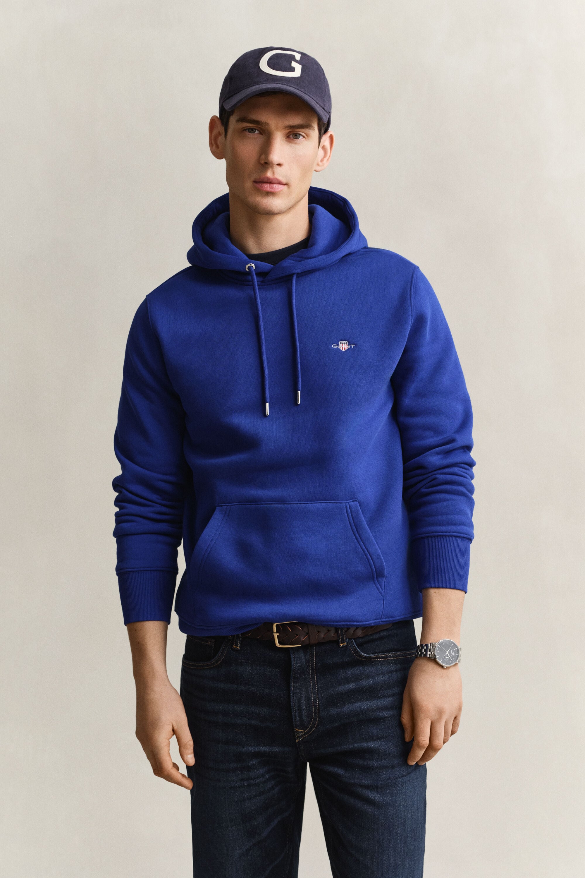 Sweat à capuche avec écusson