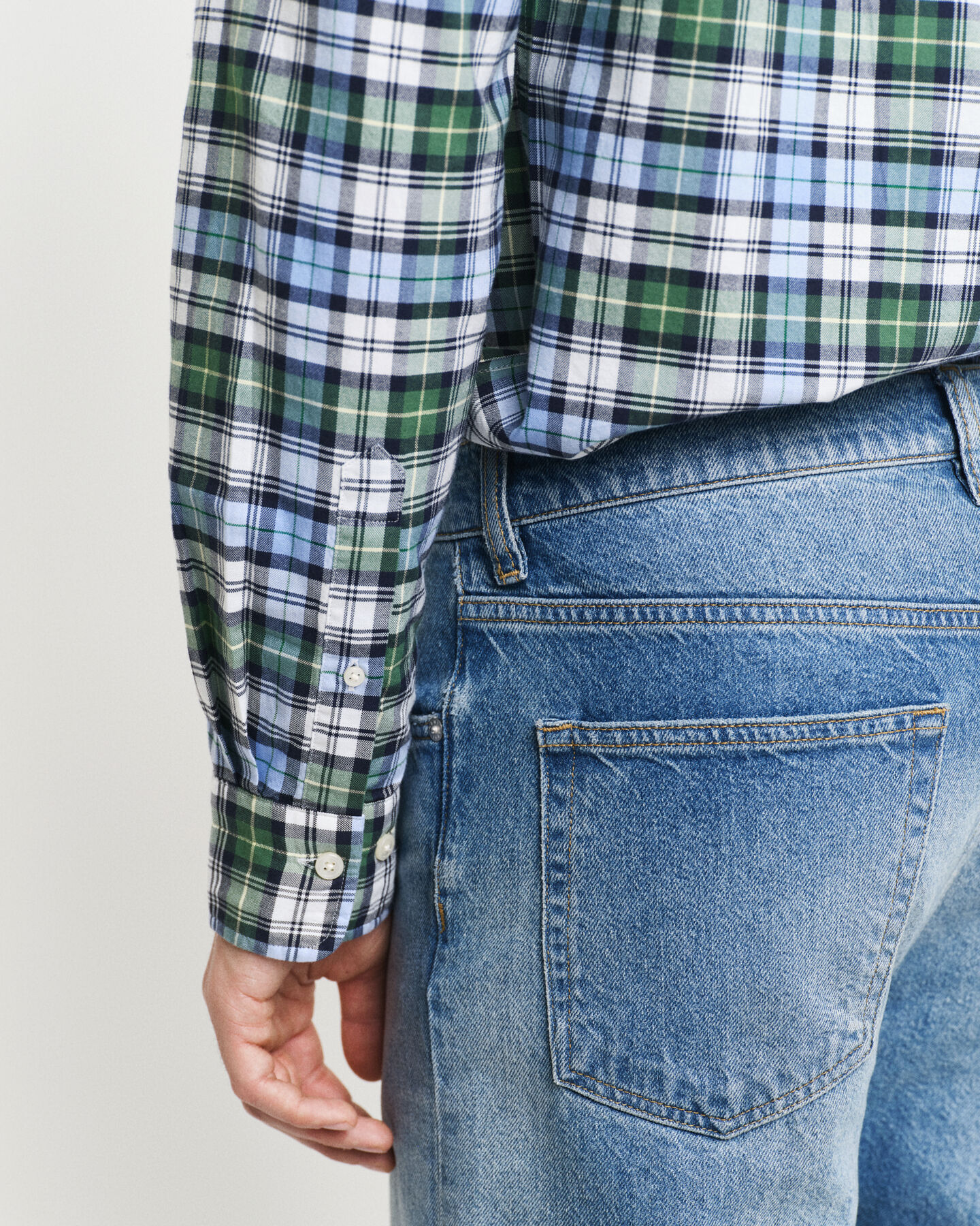 Chemise regular fit en coton Oxford Archive à carreaux