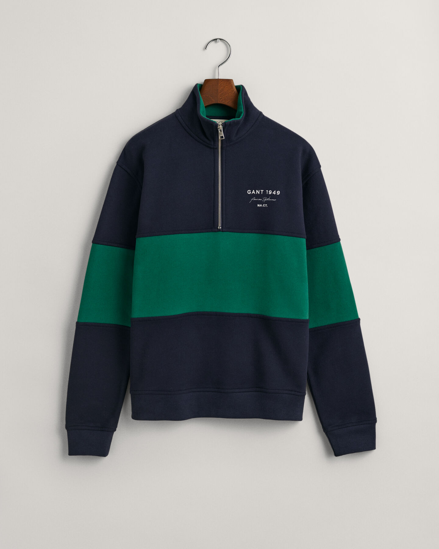 Sweat-shirt &agrave; demi-zip Color Blocked Teens