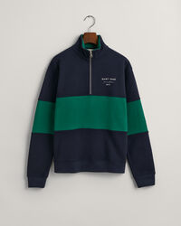 Sweat-shirt &agrave; demi-zip Color Blocked Teens