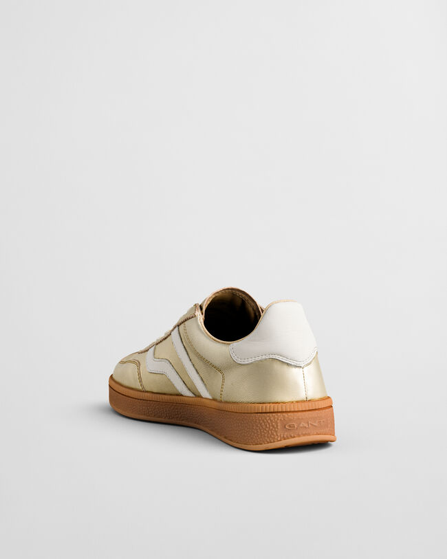 Baskets en cuir métallisé Cuzima