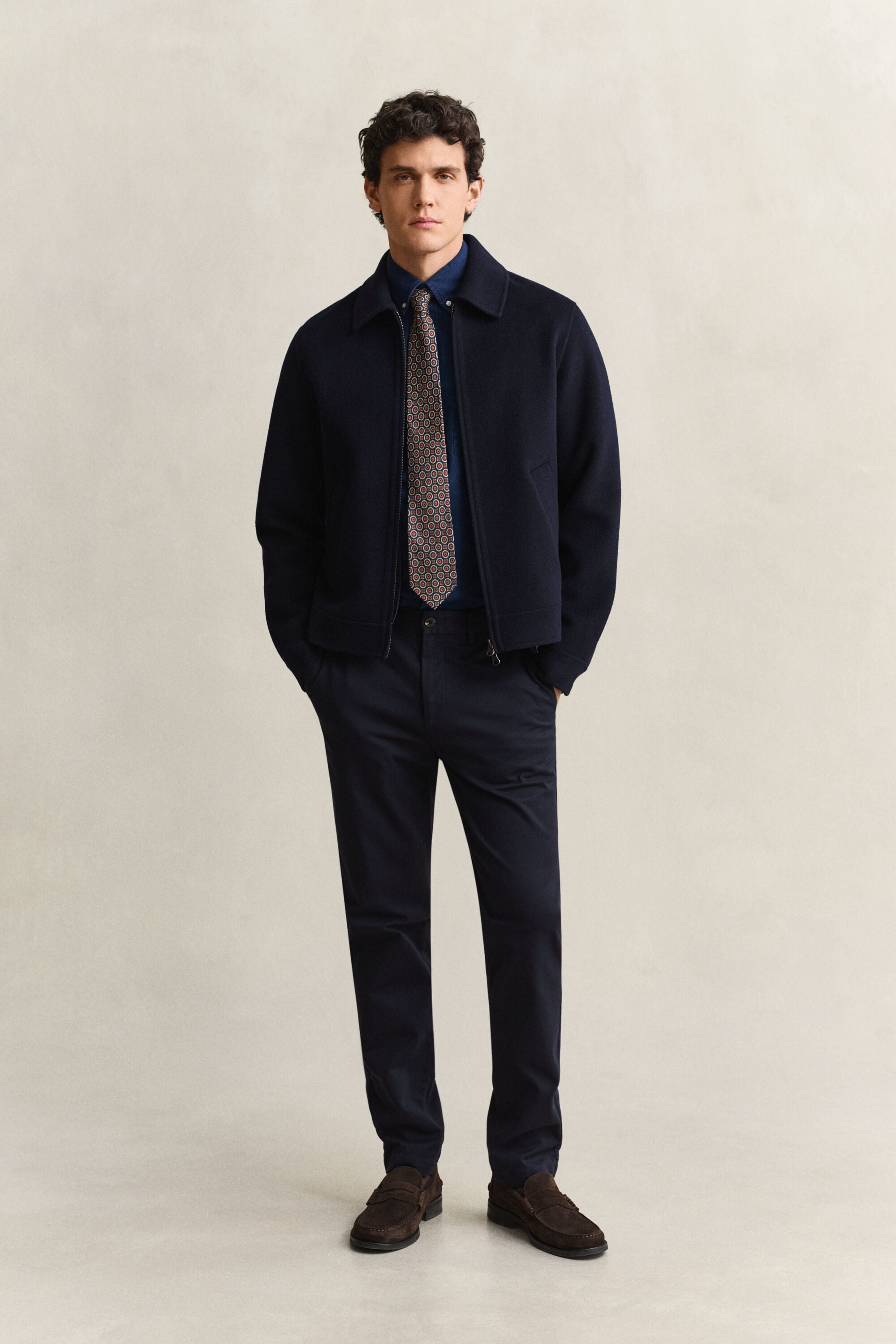 Pantalon chino slim élégant