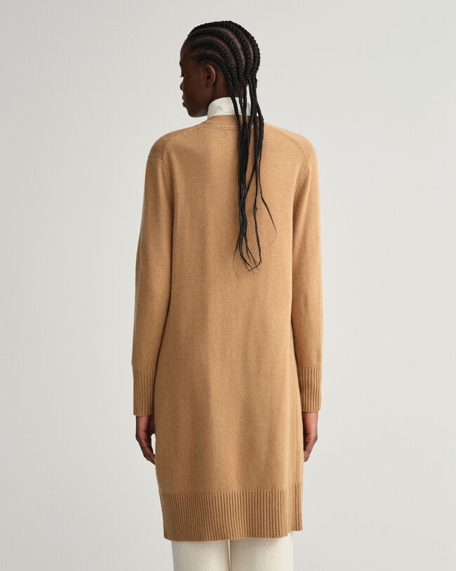 Cardigan long en laine