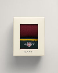 Coffret cadeau de 2&nbsp;paires de chaussettes &agrave; rayures