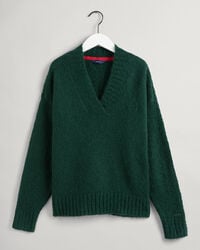 Pull col V en mohair
