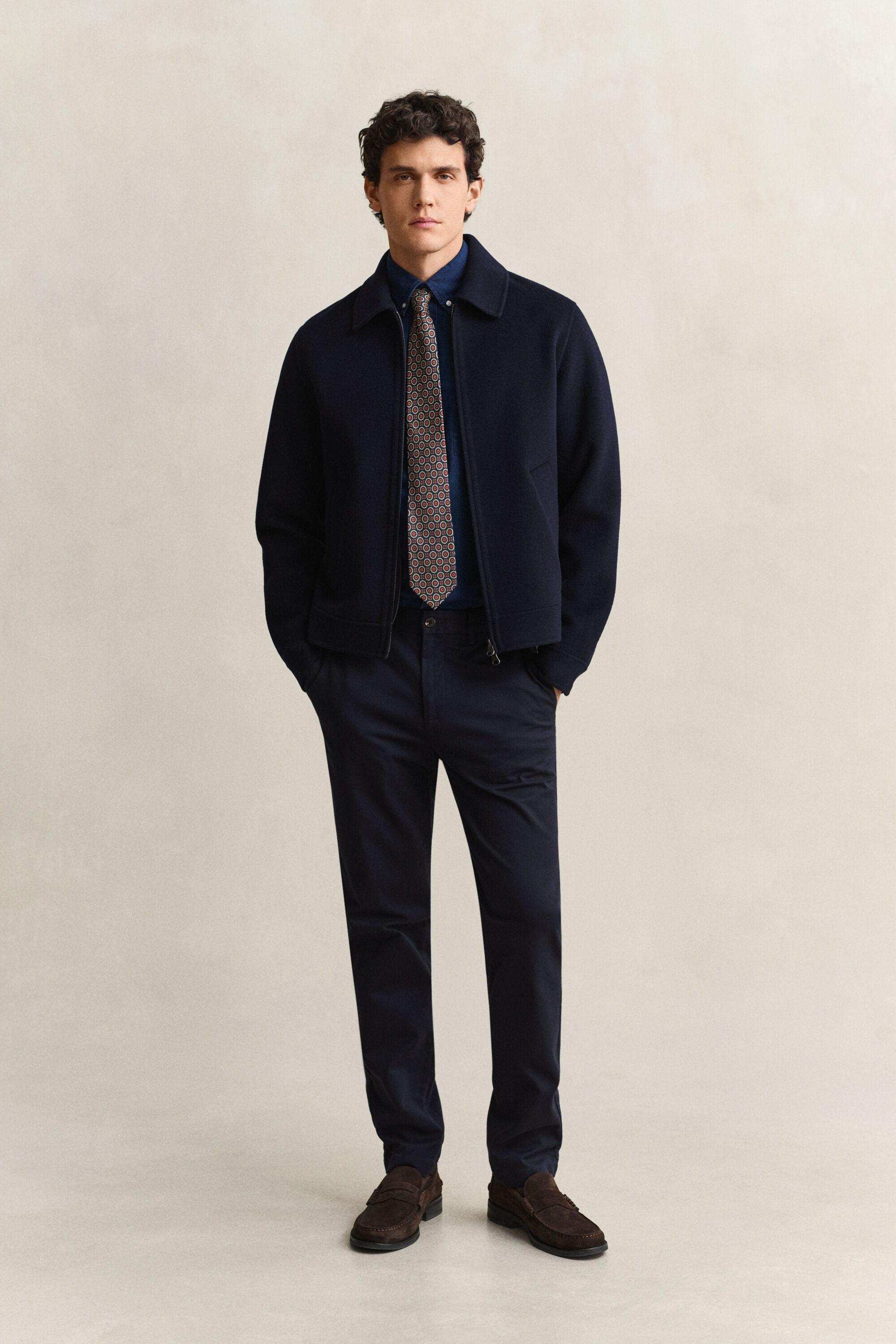 Pantalon chino élégant coupe slim