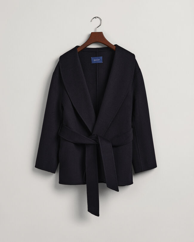 Veste blazer cousue main avec ceinture